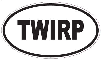 TWIRP - Oval Magnet