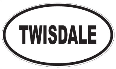 TWISDALE - Oval Magnet