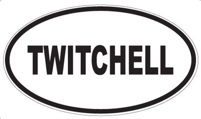 TWITCHELL - Oval Magnet