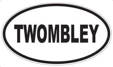 TWOMBLEY - Oval Magnet