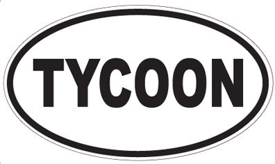 TYCOON - Oval Sticker