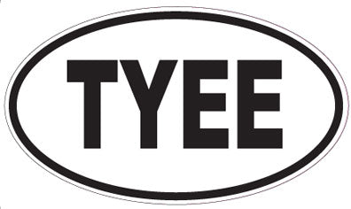 TYEE - Oval Sticker