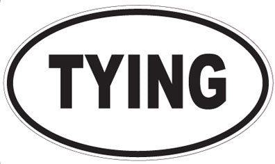 TYING - Oval Magnet