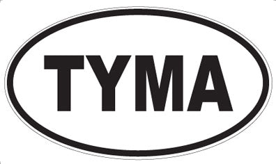 TYMA - Oval Sticker