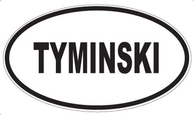 TYMINSKI - Oval Magnet