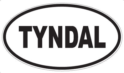 TYNDAL - Oval Sticker