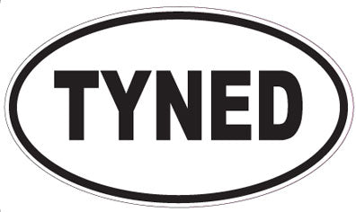 TYNED - Oval Sticker