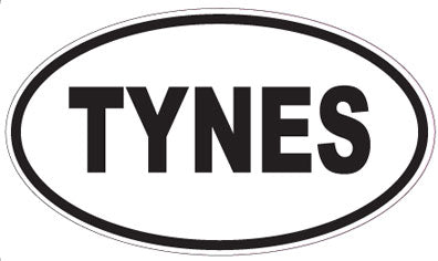 TYNES - Oval Magnet