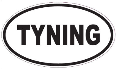 TYNING - Oval Sticker