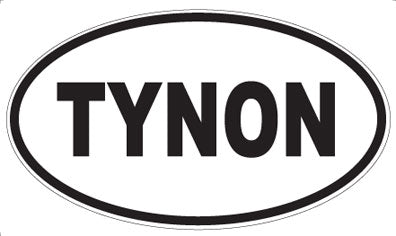 TYNON - Oval Sticker