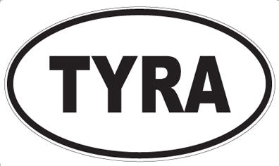 TYRA - Oval Magnet