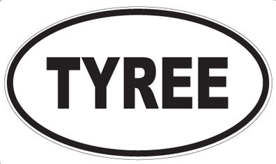 TYREE - Oval Magnet