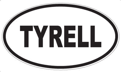 TYRELL - Oval Sticker