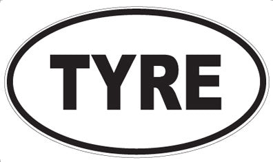 TYRE - Oval Magnet