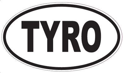 TYRO - Oval Sticker