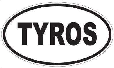 TYROS - Oval Magnet