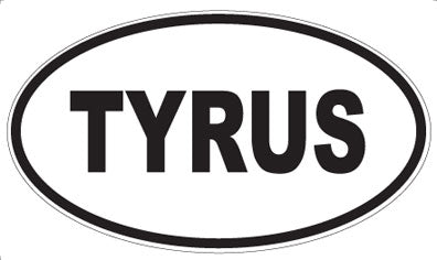 TYRUS - Oval Sticker