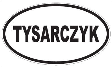 TYSARCZYK - Oval Magnet