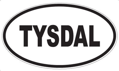 TYSDAL - Oval Magnet
