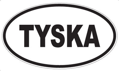 TYSKA - Oval Magnet