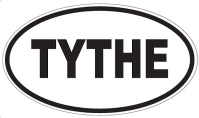 TYTHE - Oval Sticker