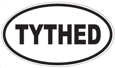 TYTHED - Oval Sticker