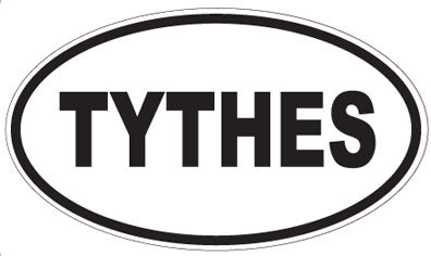 TYTHES - Oval Sticker