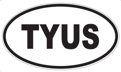 TYUS - Oval Magnet