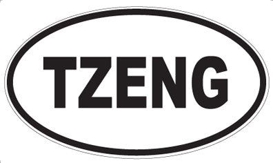 TZENG - Oval Magnet