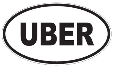UBER - Oval Magnet