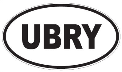 UBRY - Oval Magnet