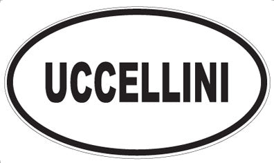 UCCELLINI - Oval Magnet