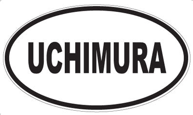UCHIMURA - Oval Sticker