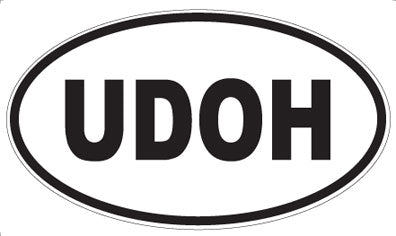 UDOH - Oval Magnet