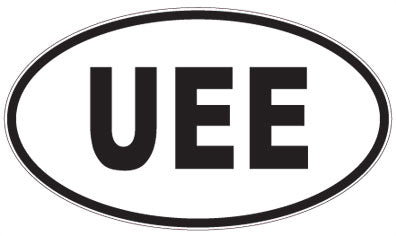 UEE - 3 Letter Initials Oval Magnet