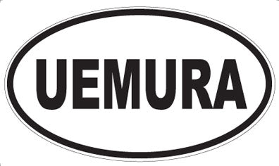 UEMURA - Oval Sticker