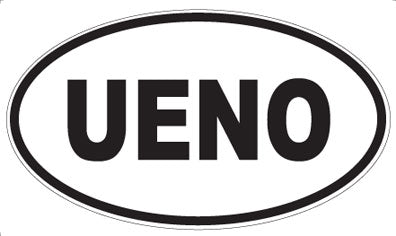 UENO - Oval Sticker