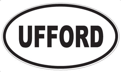 UFFORD - Oval Sticker