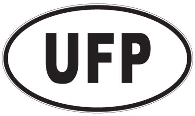 UFP - 3 Letter Initials Oval Magnet