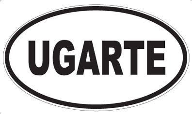 UGARTE - Oval Magnet