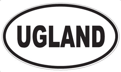 UGLAND - Oval Magnet