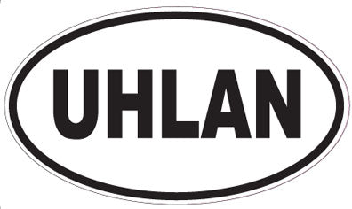 UHLAN - Oval Magnet