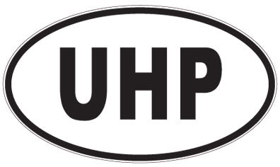UHP - 3 Letter Initials Oval Magnet