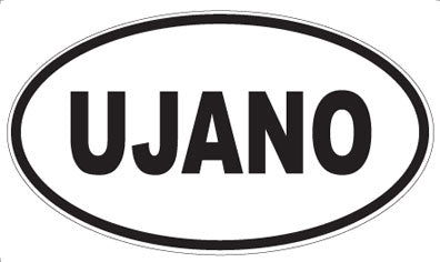 UJANO - Oval Sticker