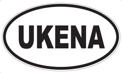UKENA - Oval Sticker