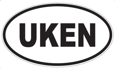 UKEN - Oval Magnet