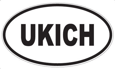 UKICH - Oval Sticker