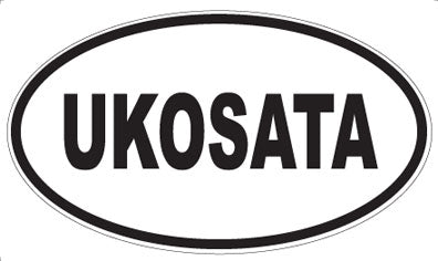 UKOSATA - Oval Magnet