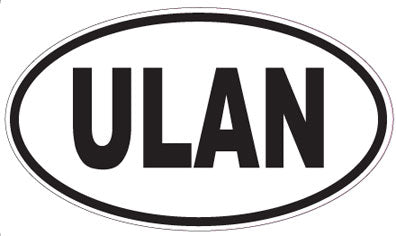 ULAN - Oval Sticker