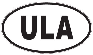 ULA - 3 Letter Initials Oval Magnet